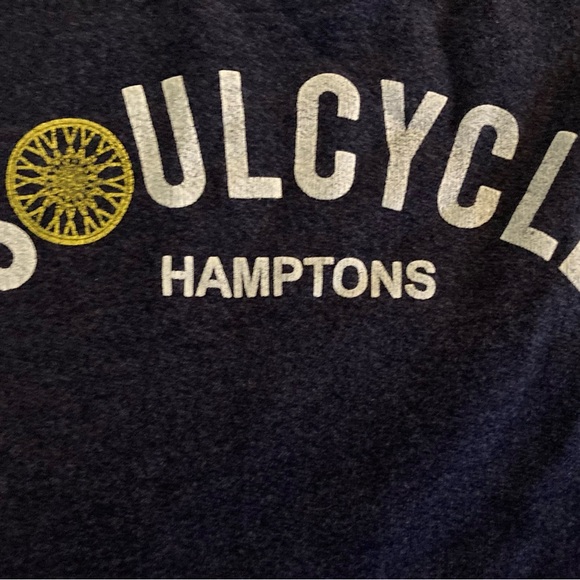SoulCycle X Sundry Hamptons Navy Heathered Crewneck Sweatshirt - Women’s Small - Picture 3 of 5